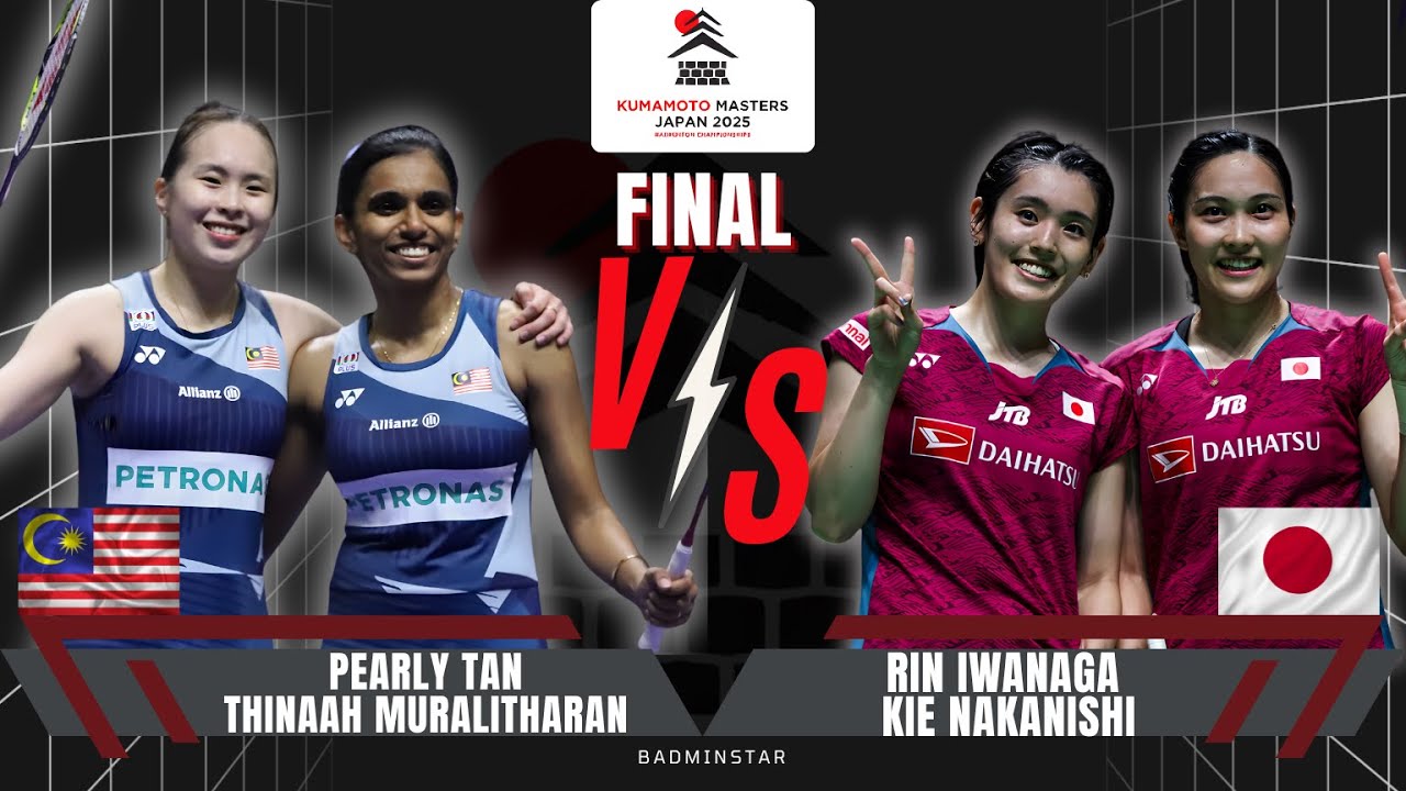 🏸 WD Epic Showdown‼️Pearly/Thinaah vs Iwanaga/Nakanishi | Japan Masters 2025