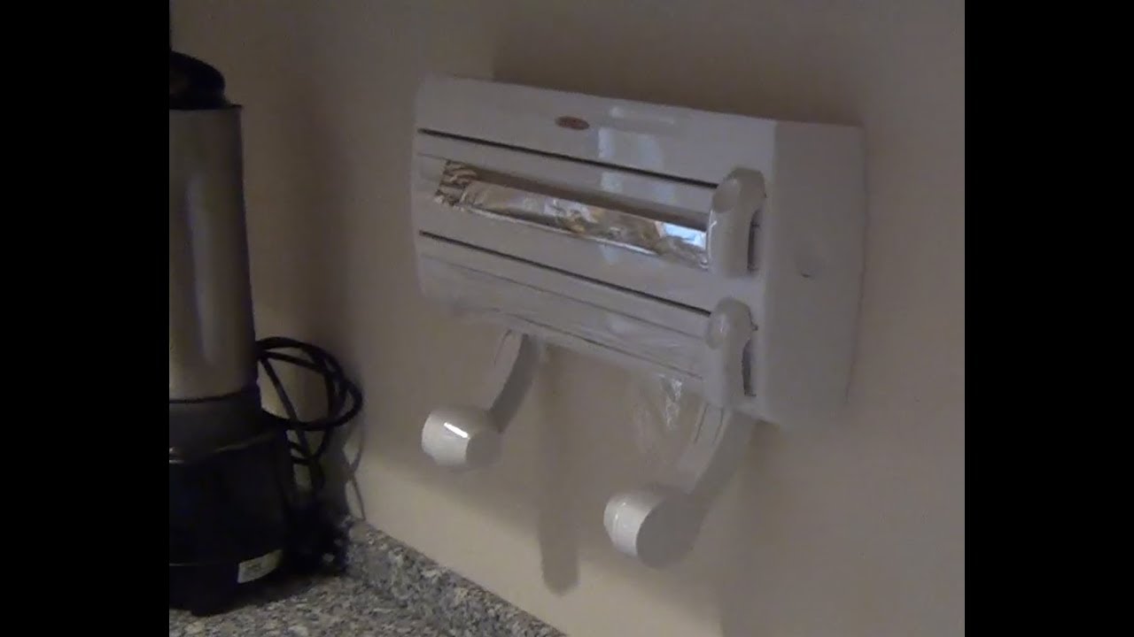 Leifheit Parat Royal Wall-Mounted Roll Holder Foil Cling Film Kitchen Dispenser