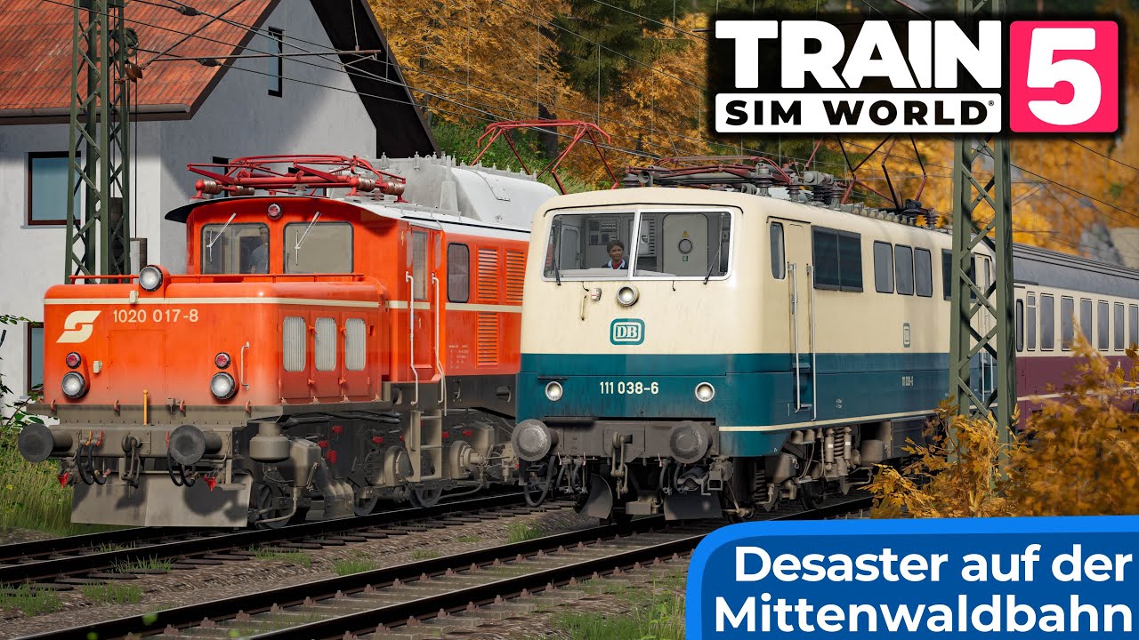 Rettungsaktion: ÖBB 1020 - Krokodil auf der Mittenwaldbahn | TRAIN SIM WORLD 5 | Innsbruck - Seefeld
