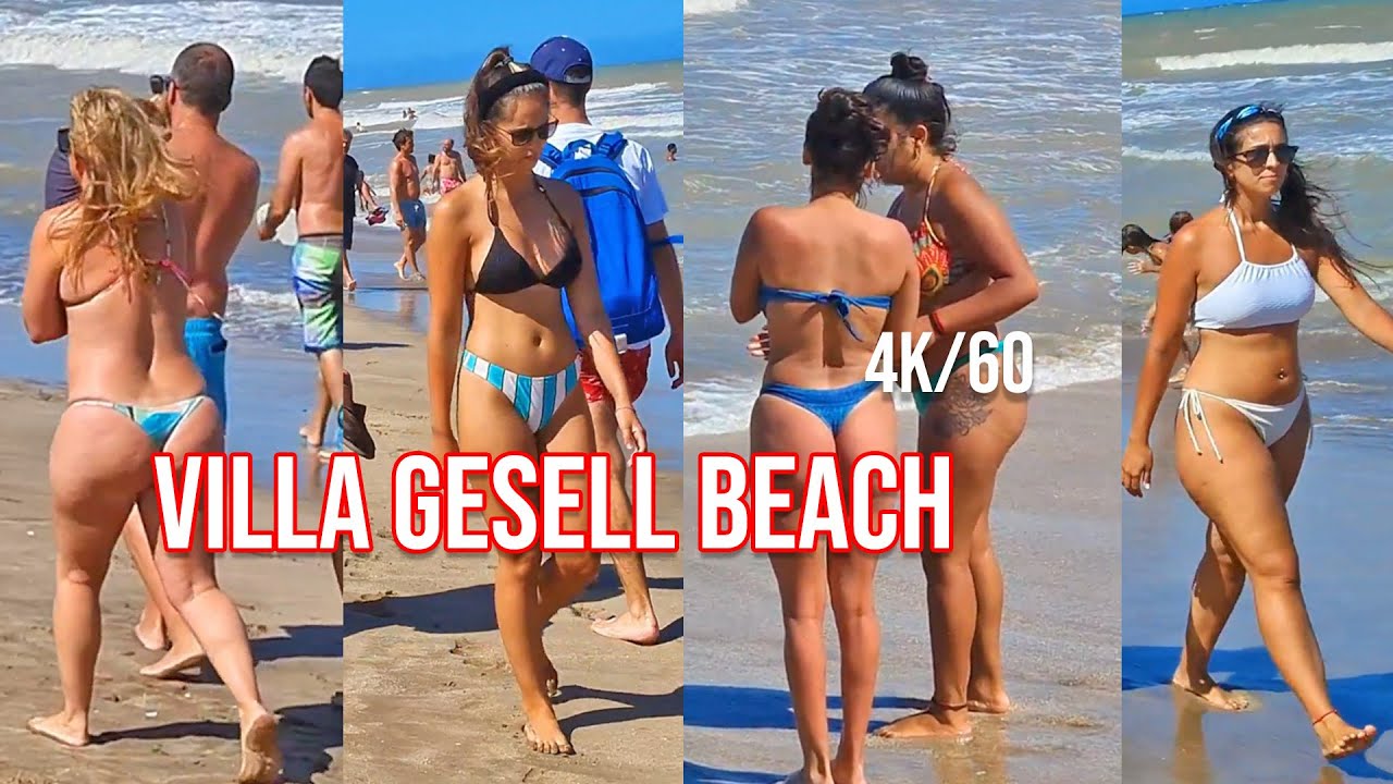 4K BEACH WALK VILLA GESELL 🏖️ARGENTINA Travel Day🏖️