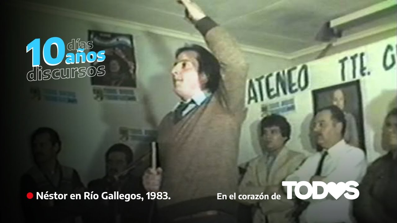 Néstor Kirchner en Río Gallegos, 1983 | #Néstor10Años