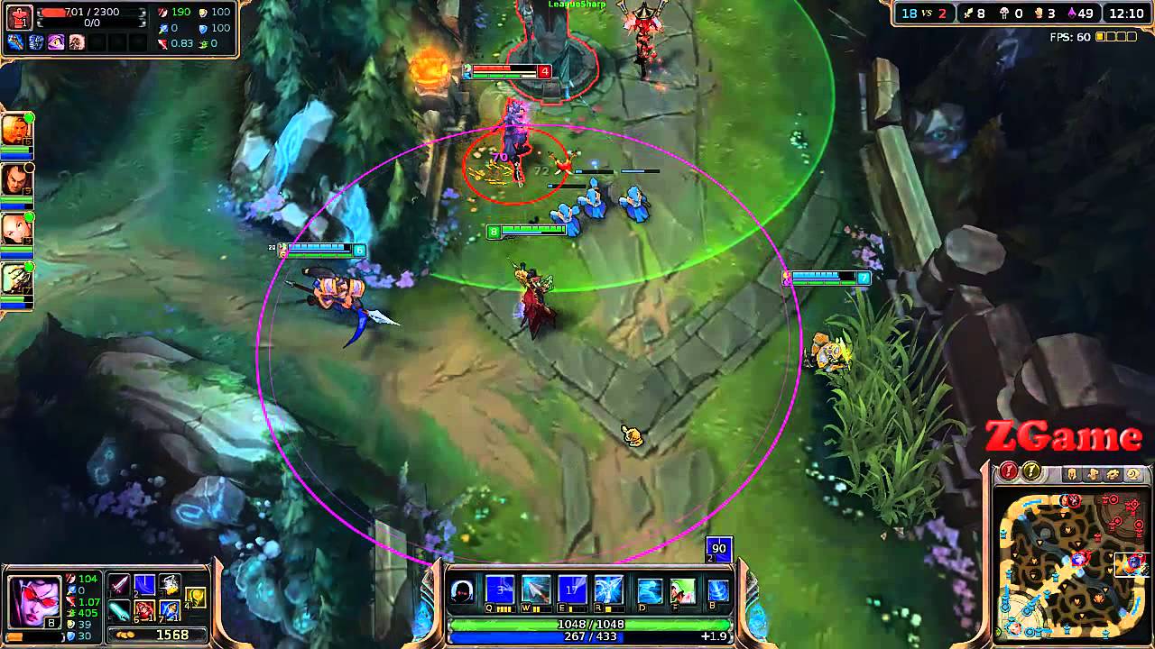 Vayne test tool hack auto in League of Legends