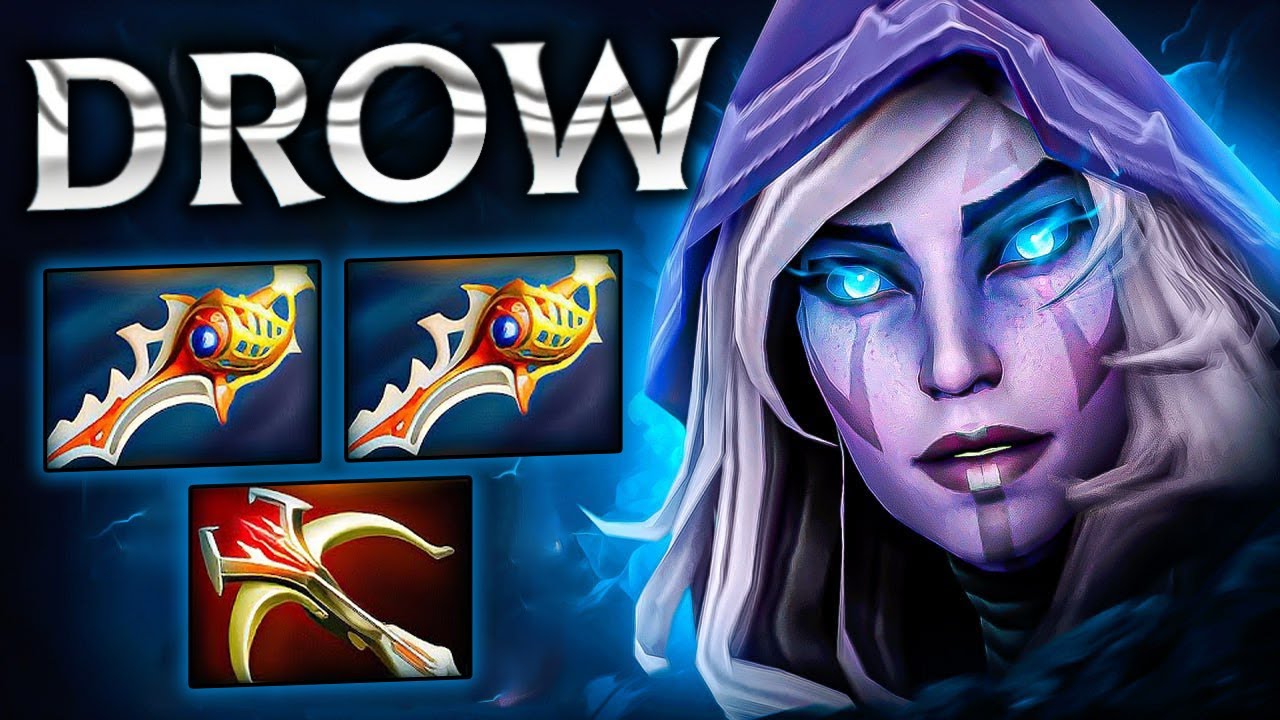 Insane Burst x2 Divine Rapier + Daedalus Drow Ranger🔥🔥🔥56 убийств с одного выстрела, ранг Immorta...