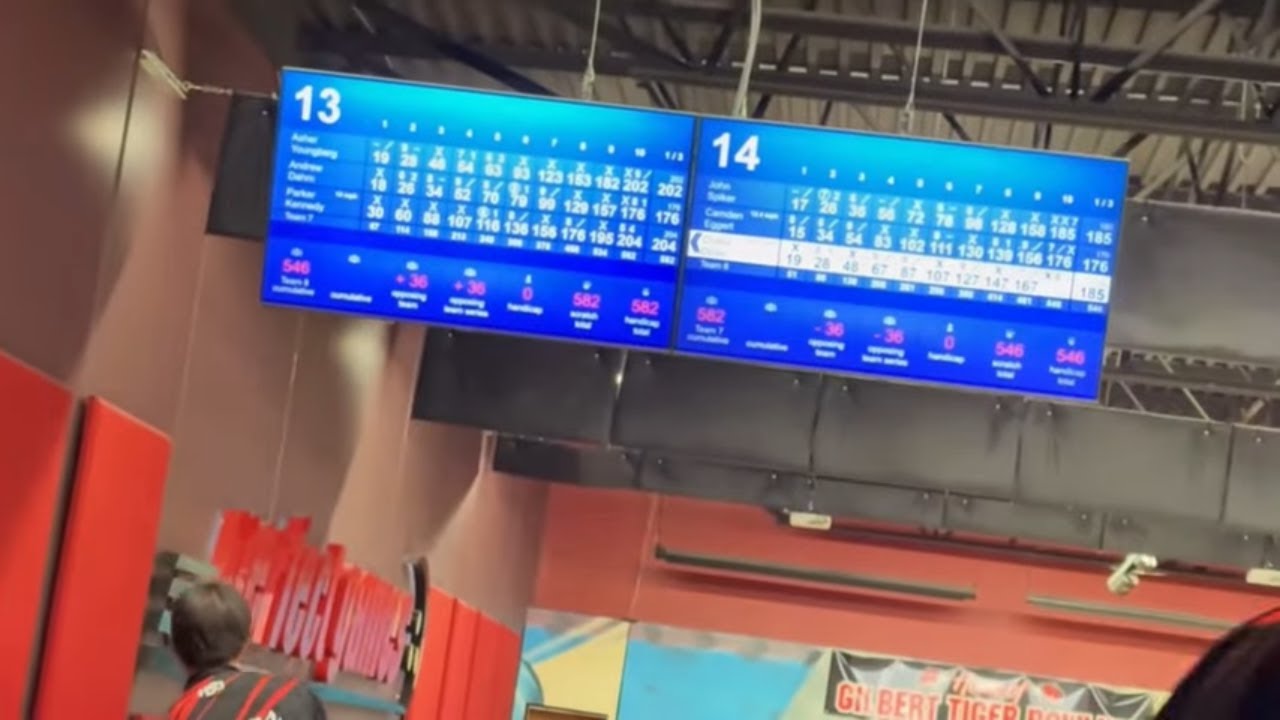 What A Game! The Entire Gilbert Boys Bowling Team Starts the Day with 176 Scores and Up! (2-9-26)
