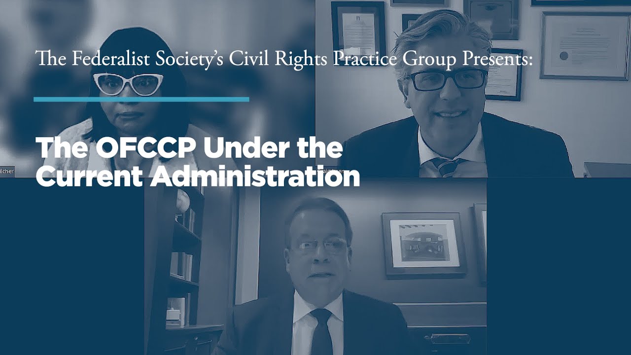 The OFCCP Under the Current Administration