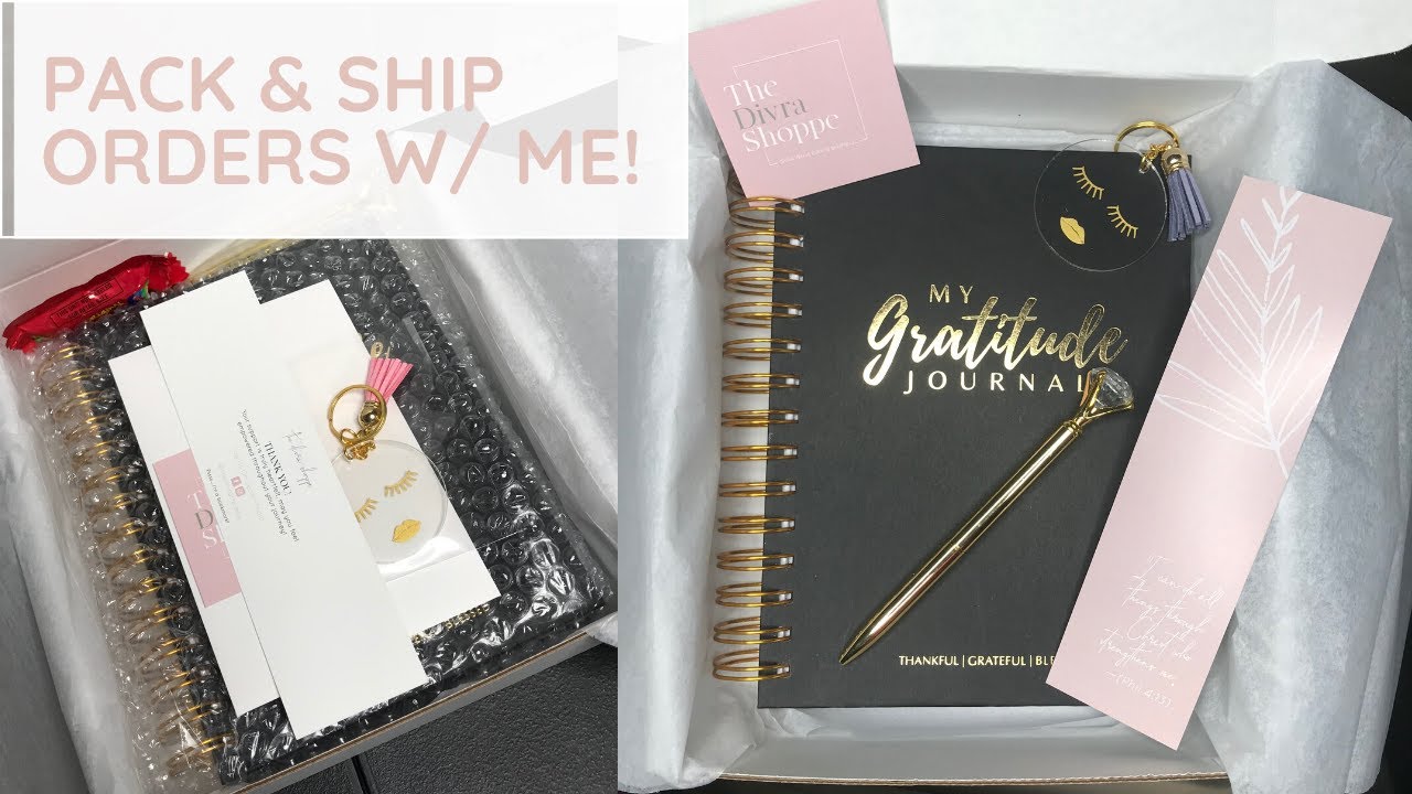 How I Package & Ship My Journals | Ship Orders From Home | Etsy Shop | Entrepreneur Small Business