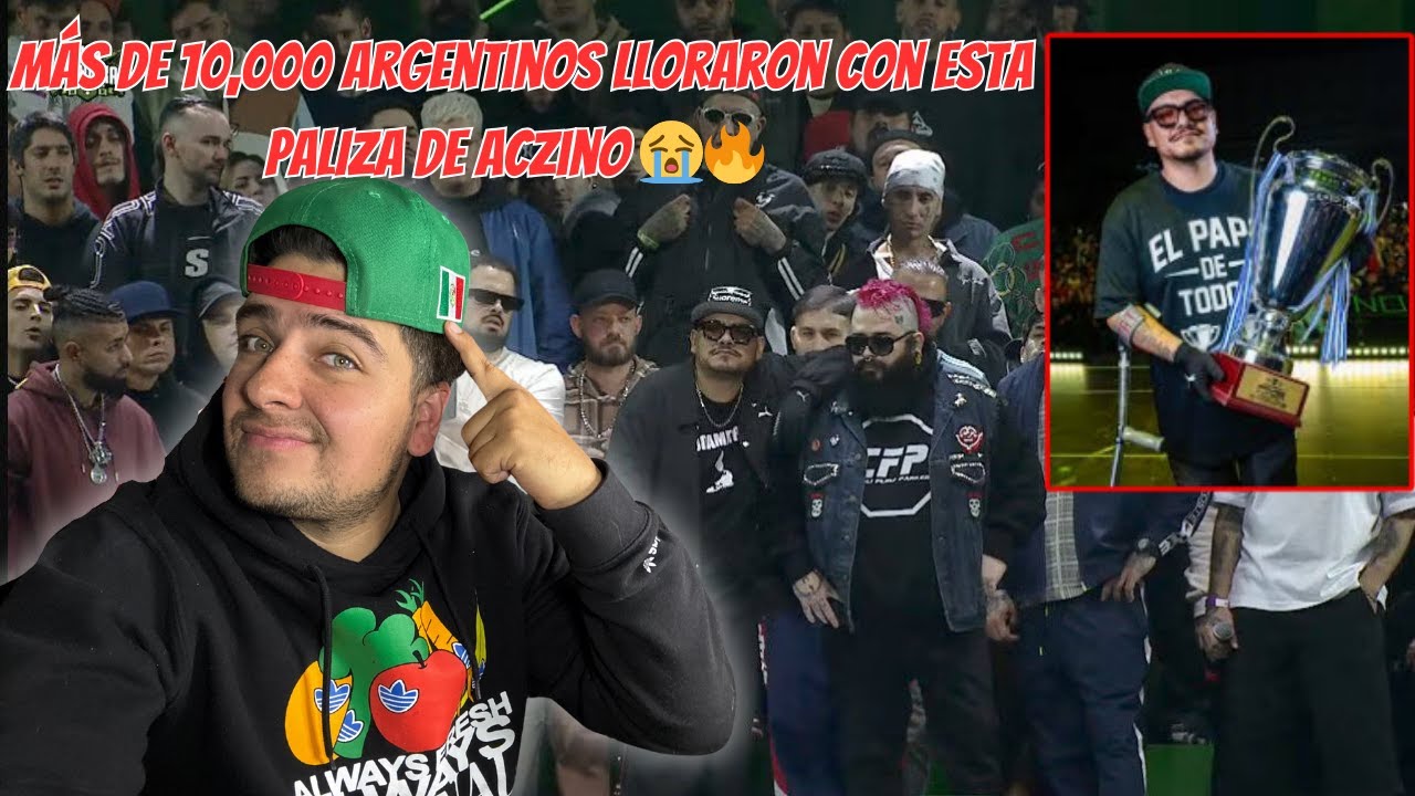 ¡Aczino HUMILLA a Chili y hace llorar a toda Argentina! 🇦🇷💔