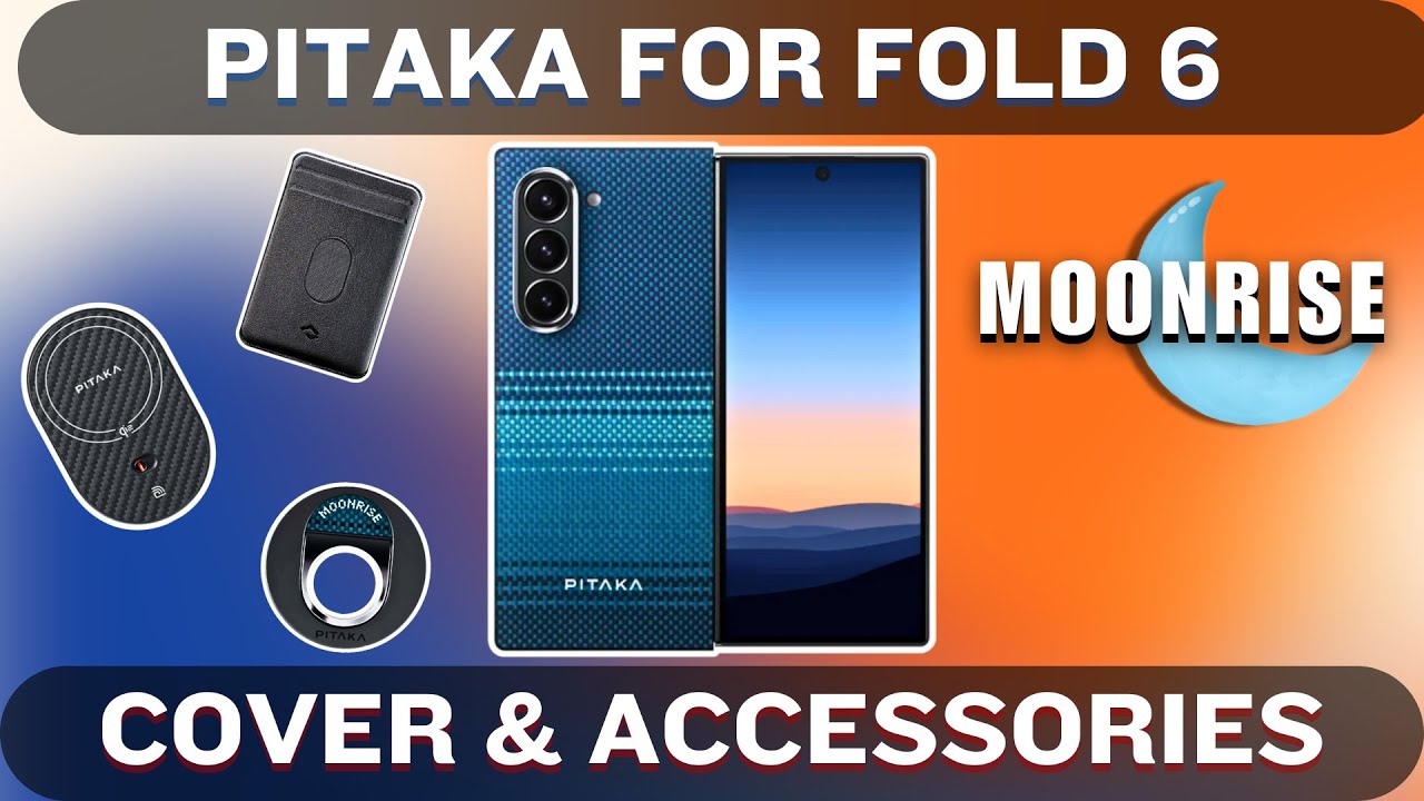 Discover PITAKA Moonrise Cover & MagSafe Accessories for Galaxy Z Fold 6