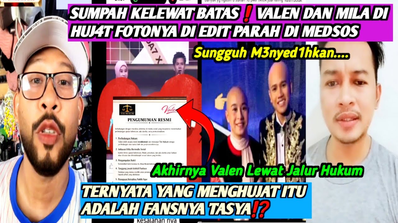 HEBOH‼️VALEN & MILA DI HUJ4T FOTO MEREKA DI EDIT KURANG PANTAS DI MEDSOS⁉️INI SUDAH MELANGG4R HUKUM🔥