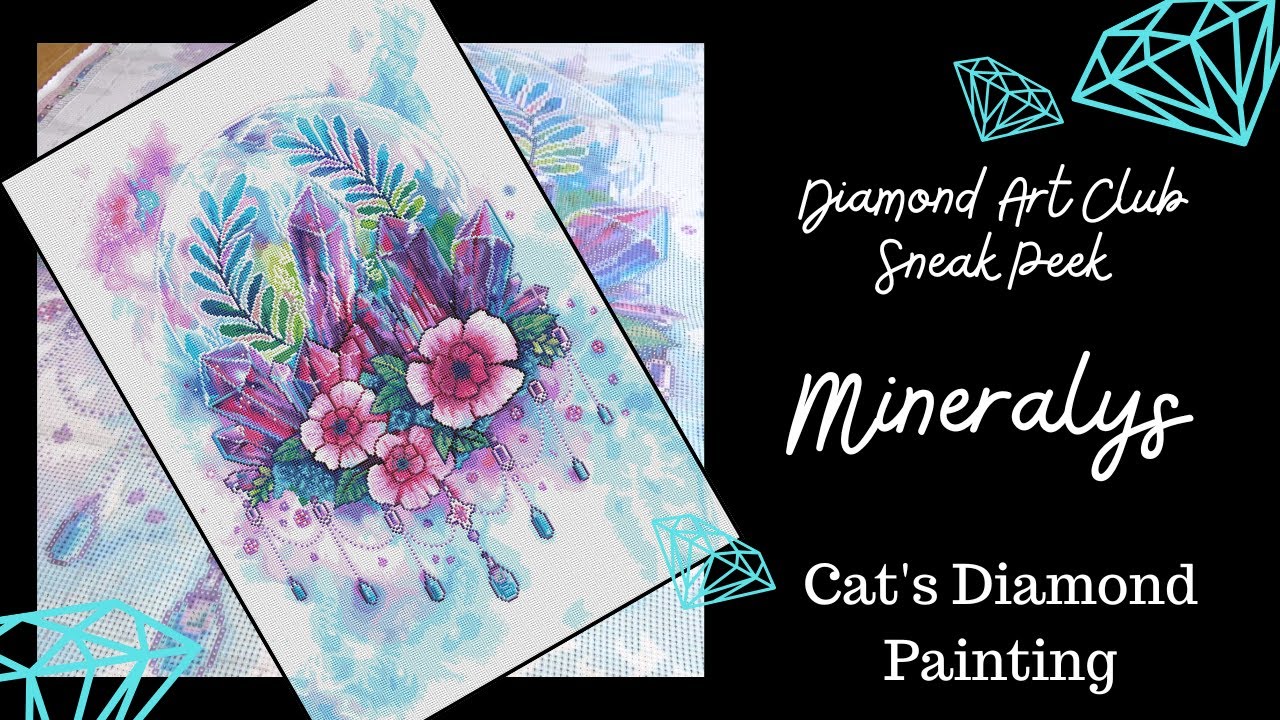 Diamond Art Club Sneak Peek | Mineralys by Emilie Jarrige | It's DAC's Anniversary!