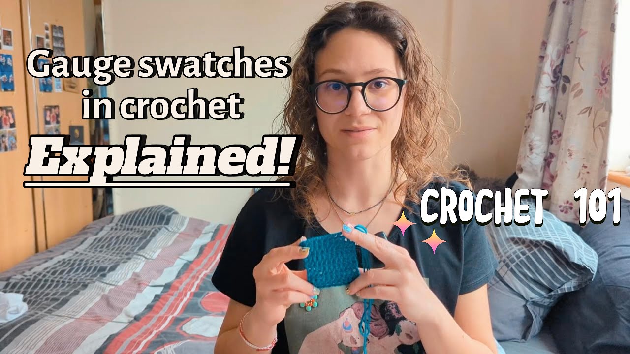 what is a gauge swatch and how do you use one | crochet 101