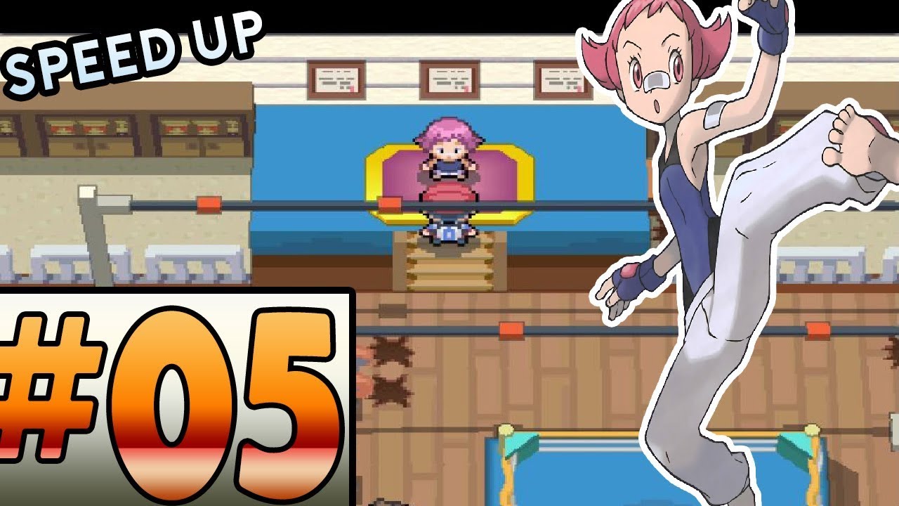 Pokemon Platinum Walkthrough Part 5 - Veilstone City & Gym Leader Maylene (SPEED UP!)