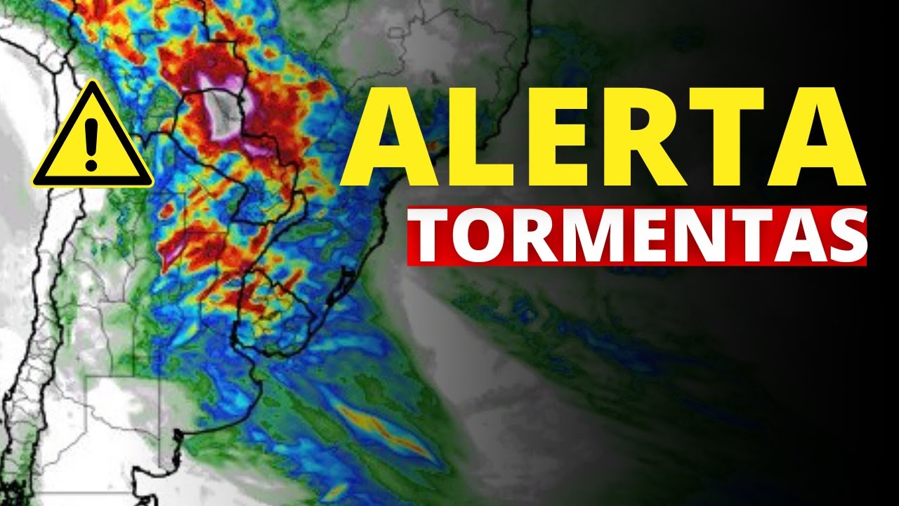 ALERTA: Se esperan Tormentas FUERTES O SEVERAS ⚠️