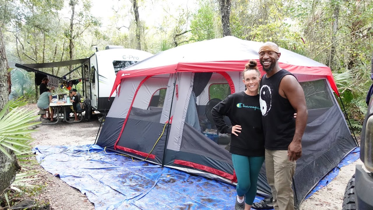 What It’s Really Like Camping as a Family of Eight | Swimming With Manatees | E.p. 22