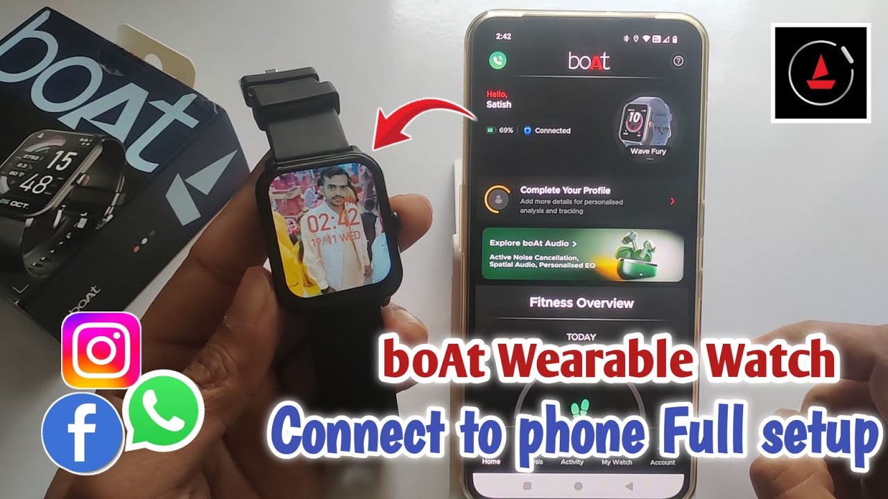 boat wearables watch connect to phone|boat wearables me photo kaise lagaye