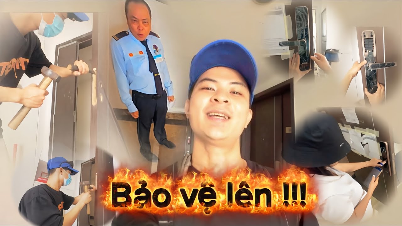 Lắp khoá vân tay tại Sunrise Quận 7 #2: Bảo Vệ Lên !