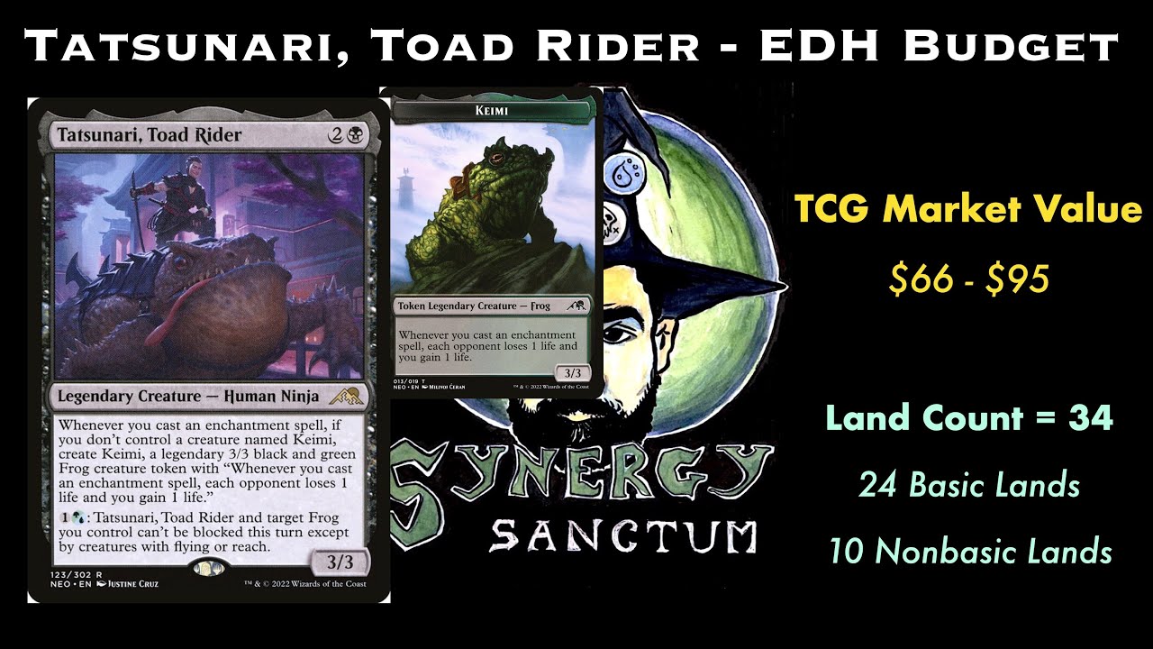 Tatsunari, Toad Rider - EDH Enchantment Budget Deck Tech