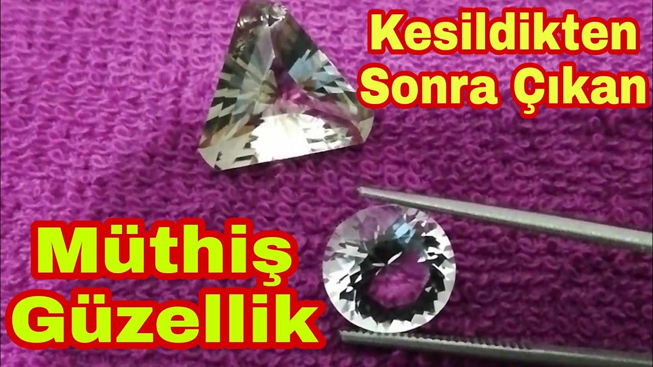 Bulduğumuz Taşların Faset Kesimini Yaptık SONUÇ İNANILMAZ!!! #beşibiryerde