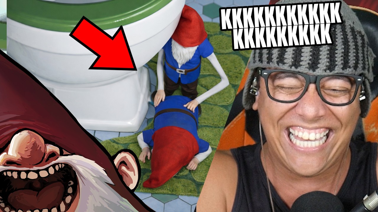QUASE MORRI DE RIR COM ESSE JOGO! (Burglin' Gnomes)