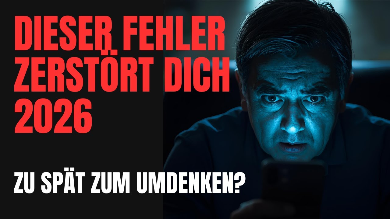 Dieser Denkfehler wird 2026 viele Menschen ruinieren