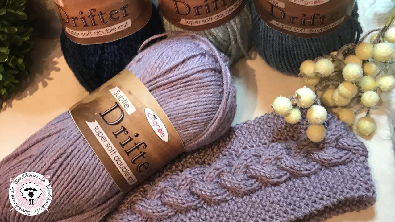 Stirnband stricken / Strickanleitung für Zopfmuster / Woolhouse.de