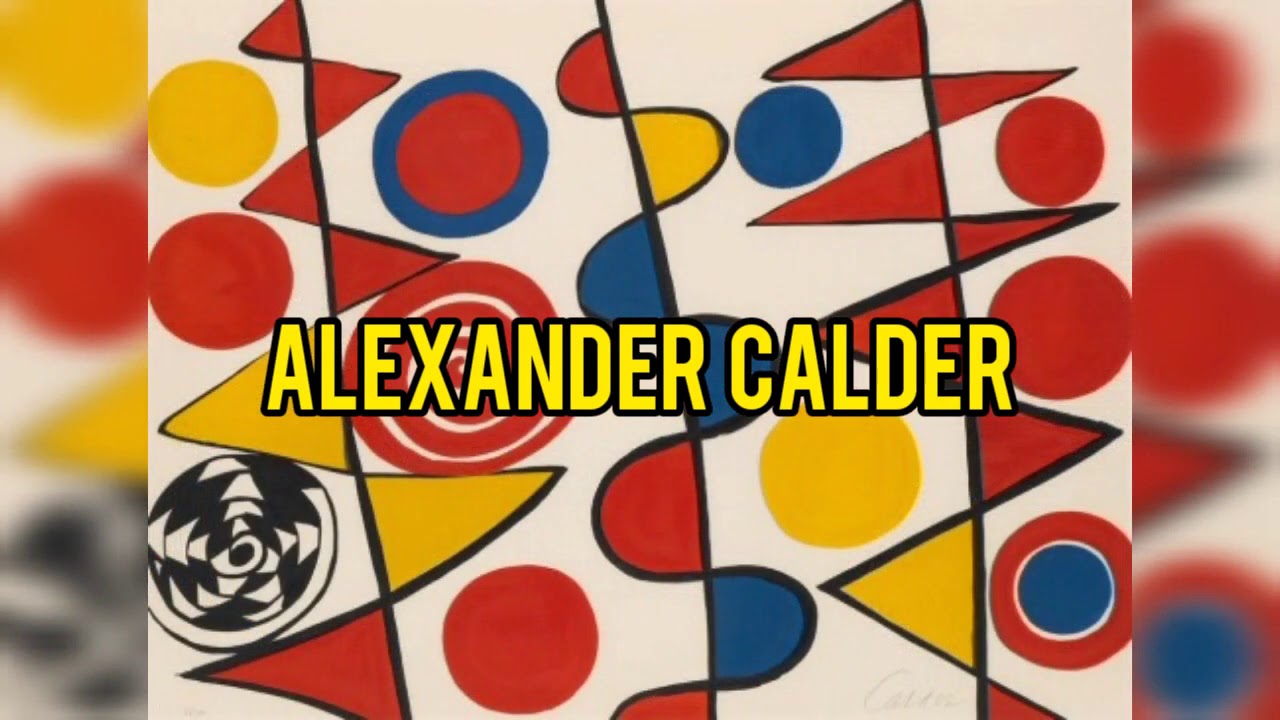 Obras de los ni&ntilde;os y las ni&ntilde;as del CDI sobre el artista Alexander Calder