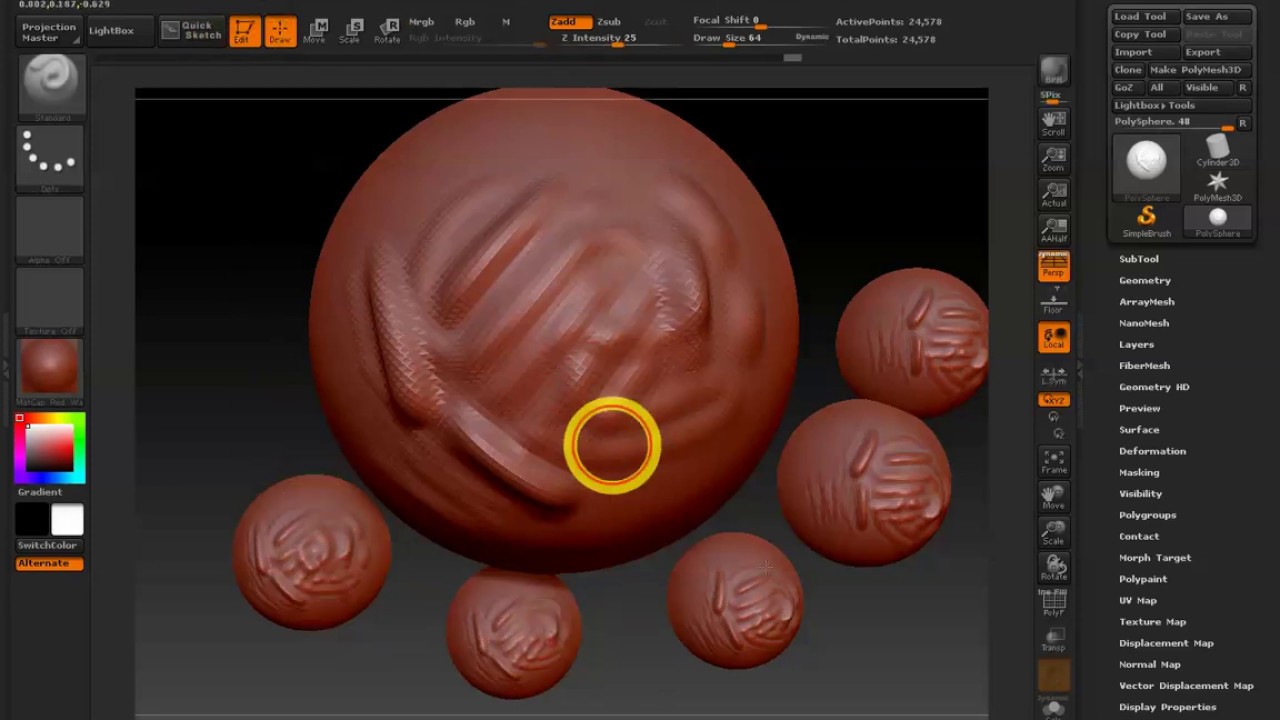 Zbrush 入門課程1 如何開啟新檔與基本操作快捷鍵  2019 11 26 19 35 00