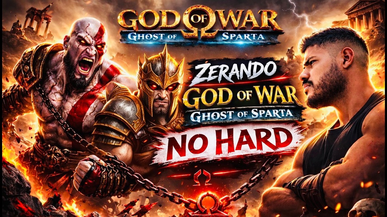 PRIMEIRA VEZ ZERANDO GOD OF WAR NO HARD 🤯 - RUMO AOS 1.500 INSCRITOS 🚀