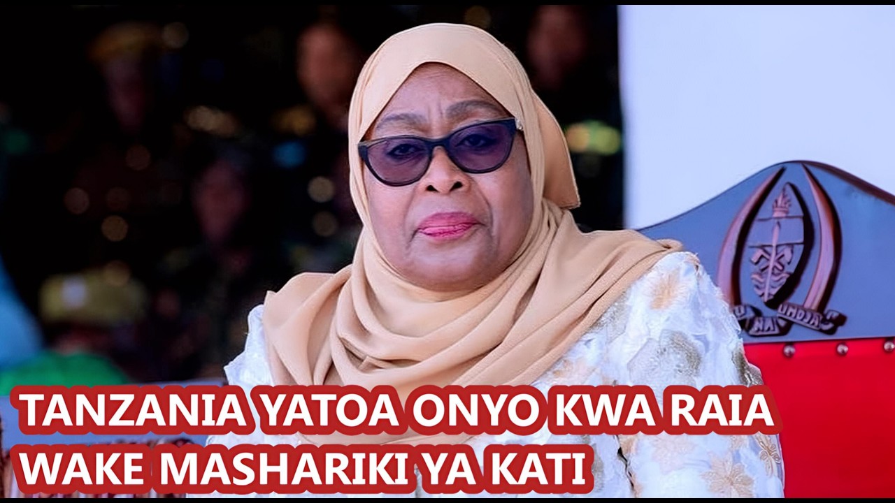 TANZANIA YATOA ONYO KWA RAIA WAKE KUHUSU HALI YA MASHARIKI YA KATI YA VITA VYA IRAN NA ISRAEL 