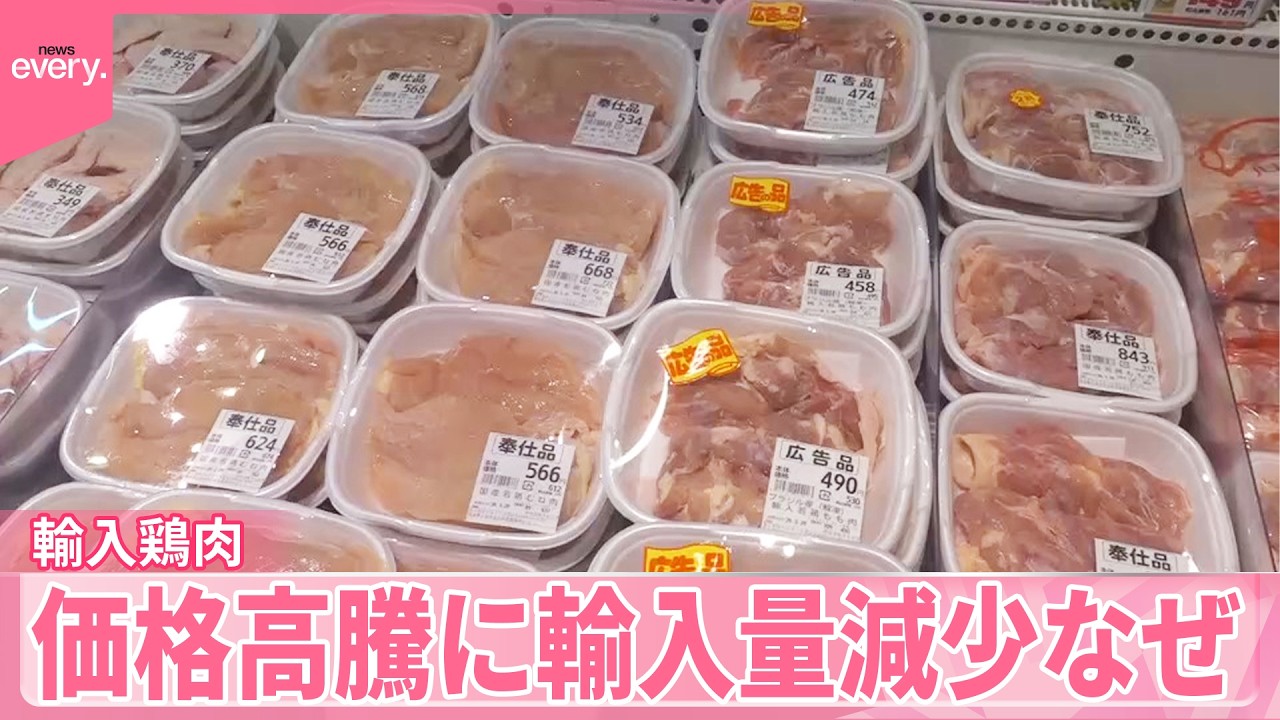 【輸入鶏肉に異変】飲食店は仕入れに苦労  日本独自の細かい発注も原因？