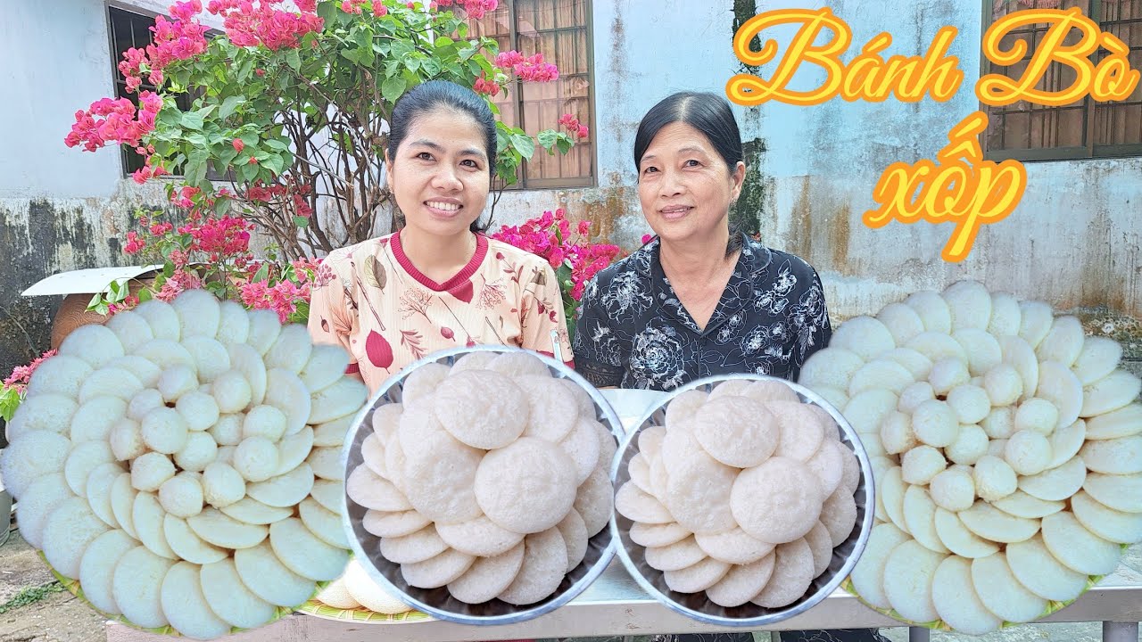 Mẹ làm Bánh Bò Xốp theo kiểu truyền thống xưa, mềm xốp chan nước cốt dừa hấp dẫn ai cũng làm được