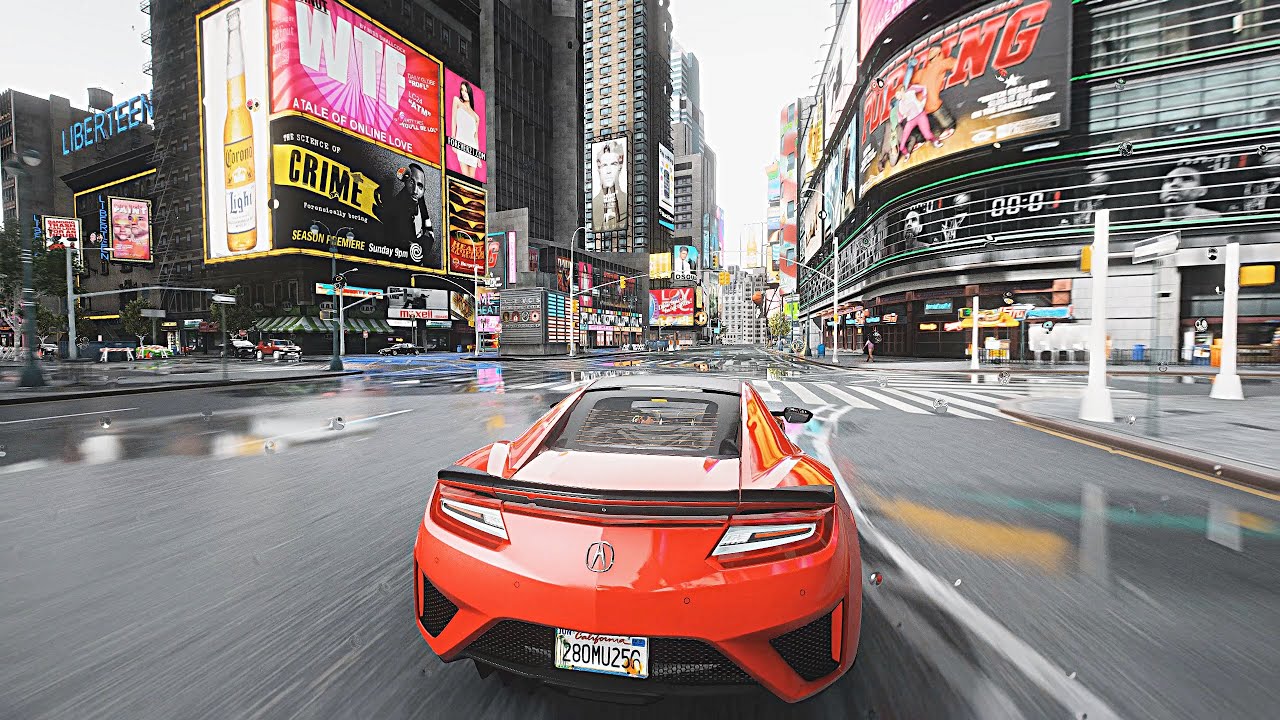 GTA 5 - New York Map Mod With Real Life Traffic! Next-Gen Graphics RTX 3090 Gaming PC Mod!