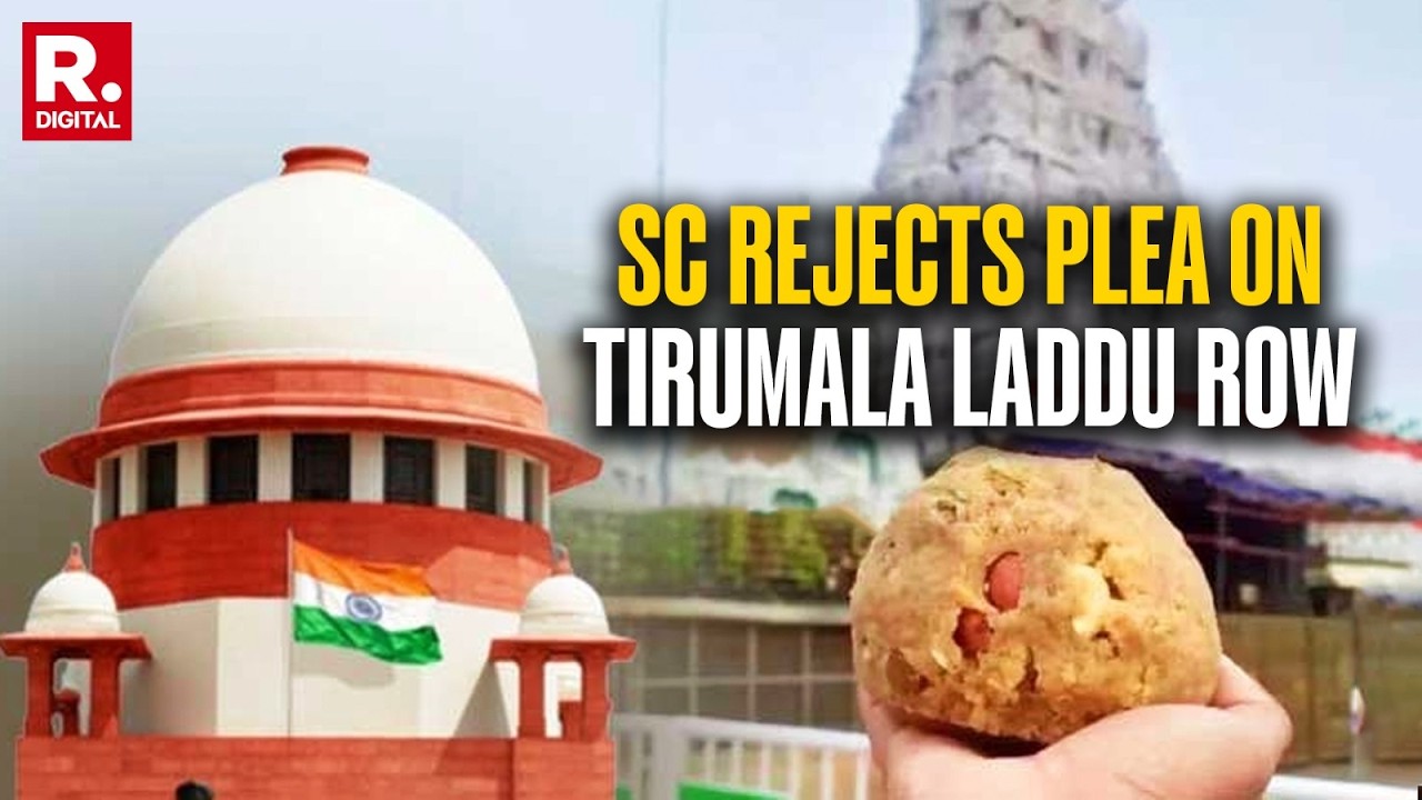 Tirumala Laddu Row: Supreme Court Rejects Plea To Halt Inquiry Into Laddu Controversy