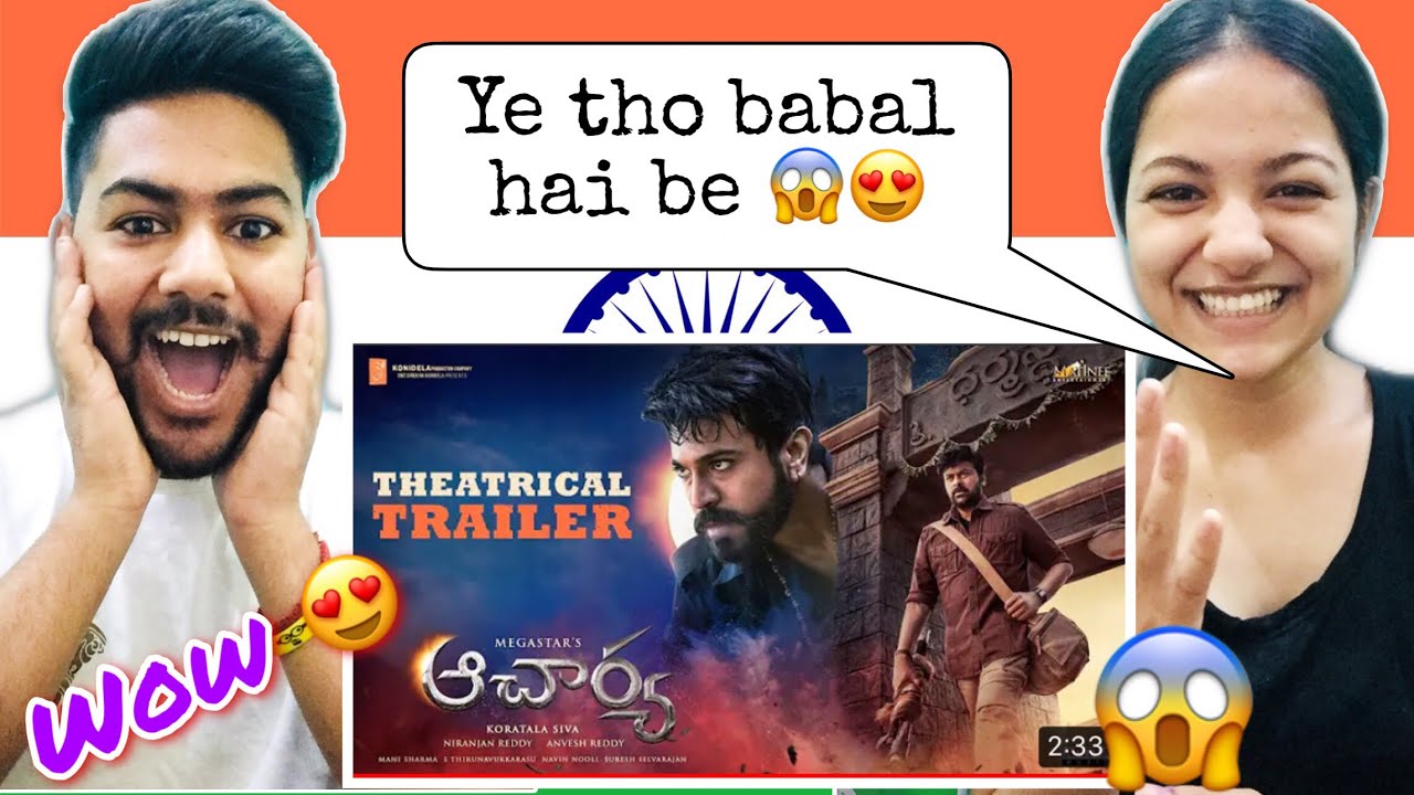 Acharya Trailer - Megastar Chiranjeevi, Ram Charan| Acharya trailer reaction| south movie trailer