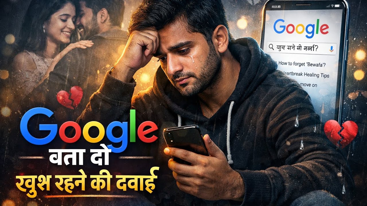 Google बता दो खुश रहने की दवाई 💔 | Very Sad Breakup Song | Bewafa Love Story | Heart Touching Song