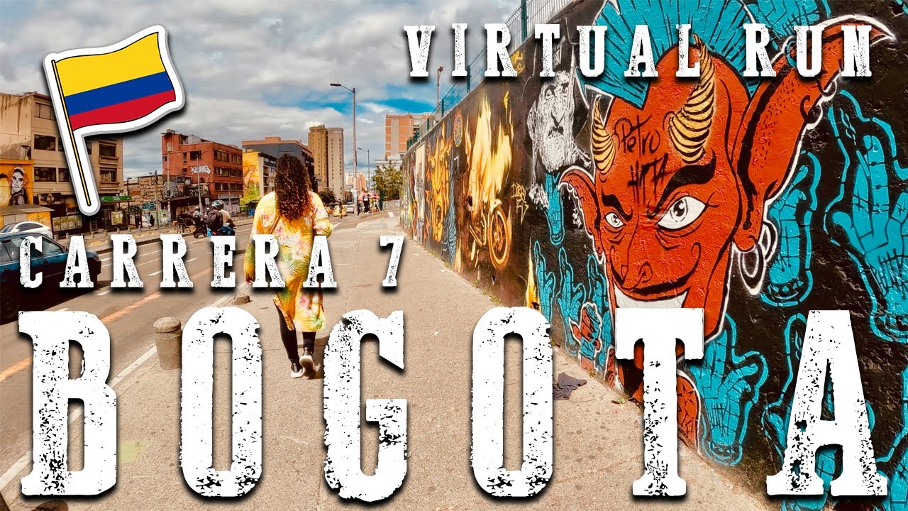🆃RE🅰DMILL | Virtual 🆁un - BOGOTÁ - CARRERA 7, COLOMBIA #treadmill #virtualrun #run