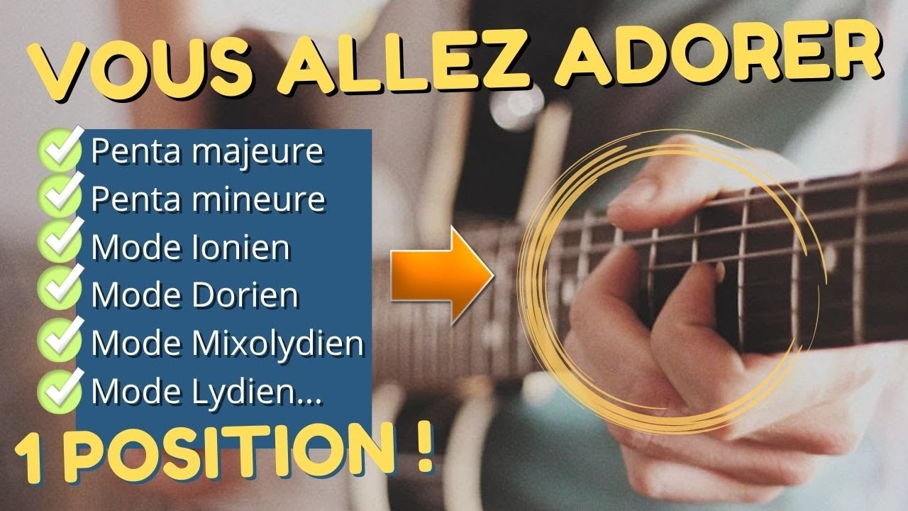 Toutes les Gammes Dont Avez Besoin à la Guitare Dans Une Unique Position ! (Gamme Guitare)