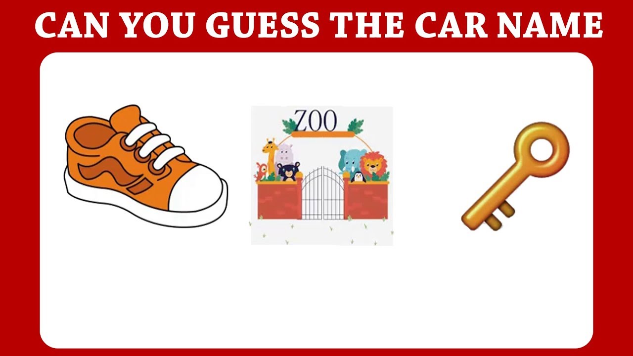 Can You Guess The Car Name  Emoji Challenge ! Brain Puzzle