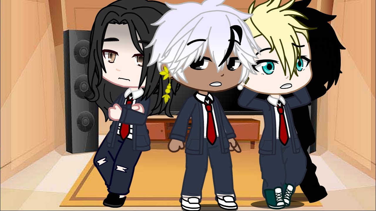 Past Tokyo Revengers react to.../Chifuyu,Baji y Ryusei/Parte 2