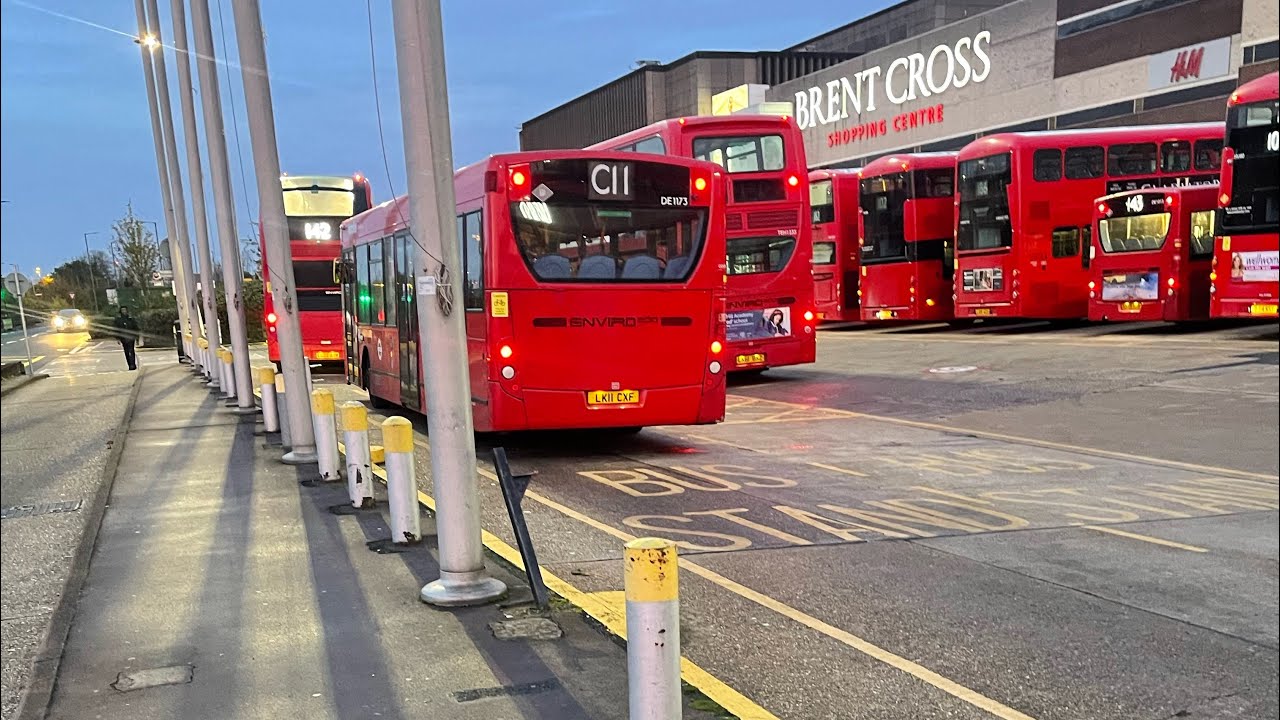 Fast driver:C11 to Archway station From Brent Cross Shopping Centre to Elsworthy Rise DE1173 LK11CXF