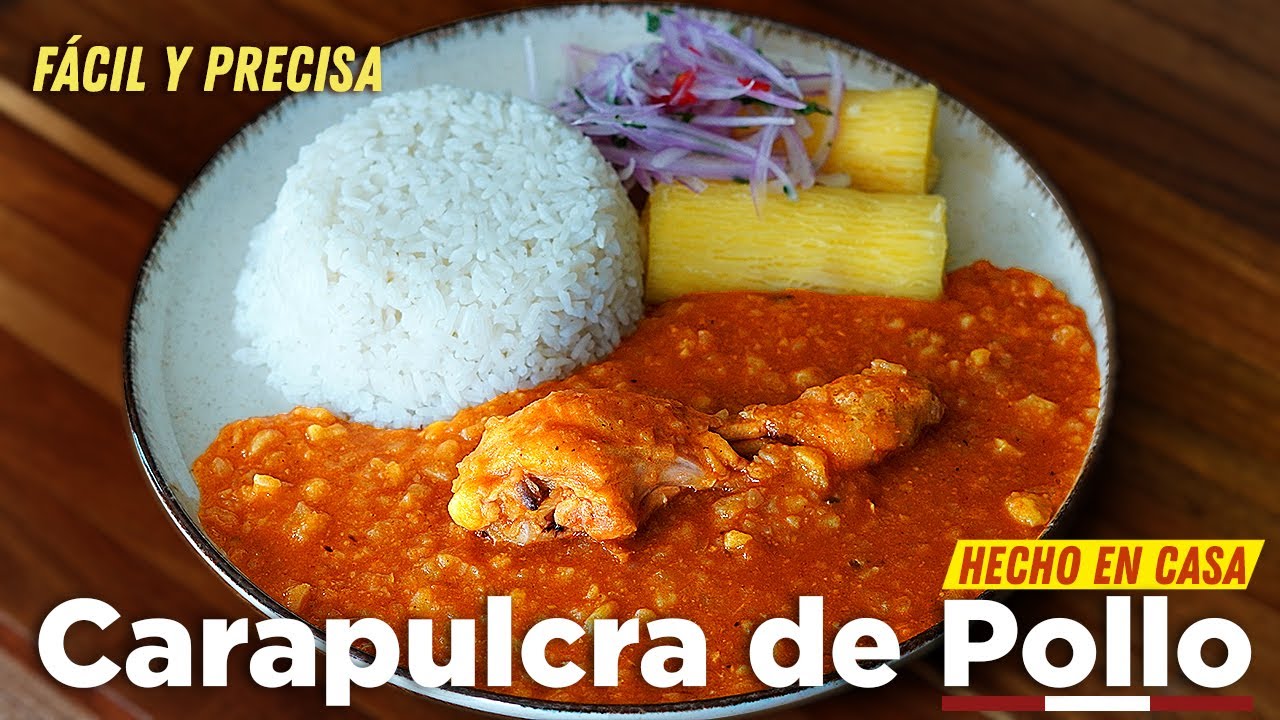CARAPULCRA DE POLLO Peruana | Receta Casera Fácil y Deliciosa 🇵🇪👨‍🍳