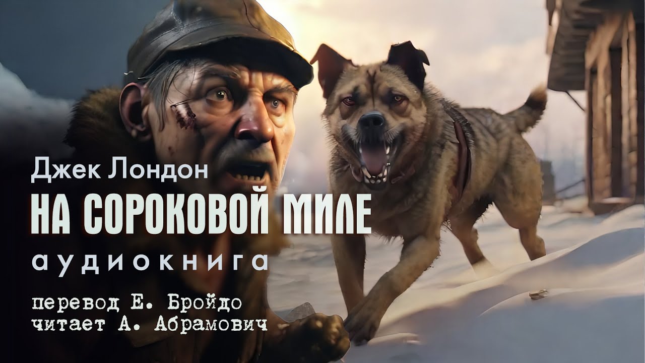 На сороковой миле. Джек Лондон. Аудиокнига