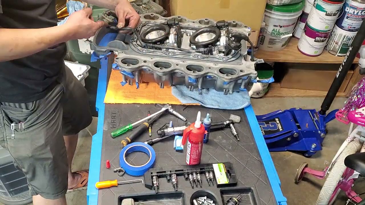 2008 CL63 AMG M156 intake manifold assembly (Part 5)