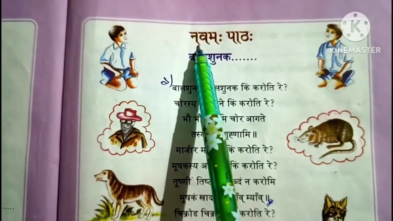 बालशुनक  बालशुनक किं करोति रे  नवम पाठः | বালশুনক | Baloshunoko Baloshunoko king koroti re|class iv
