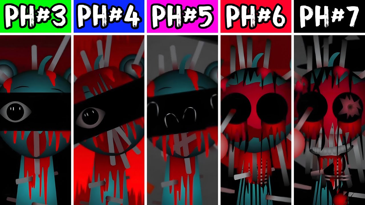 Incredibox Sprunki: Phase 3 VS Phase 4 VS Phase 5 VS Phase 6 VS Phase 7 But Remastered Version