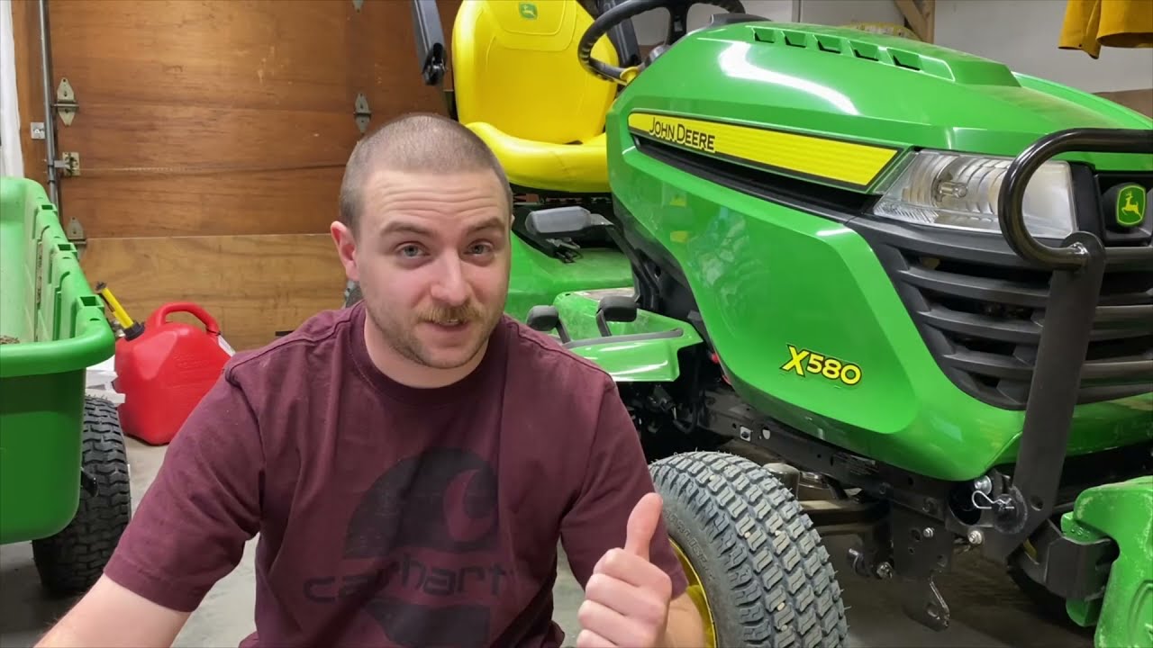 Выбор John Deere X580 и моё мнение о линейке садовых тракторов JD