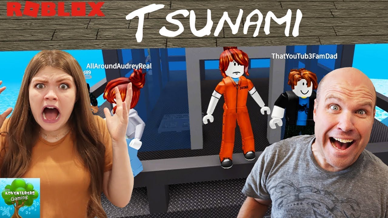 Adults Try Playing ROBLOX Natural Disasters / The Adventurers Gaming