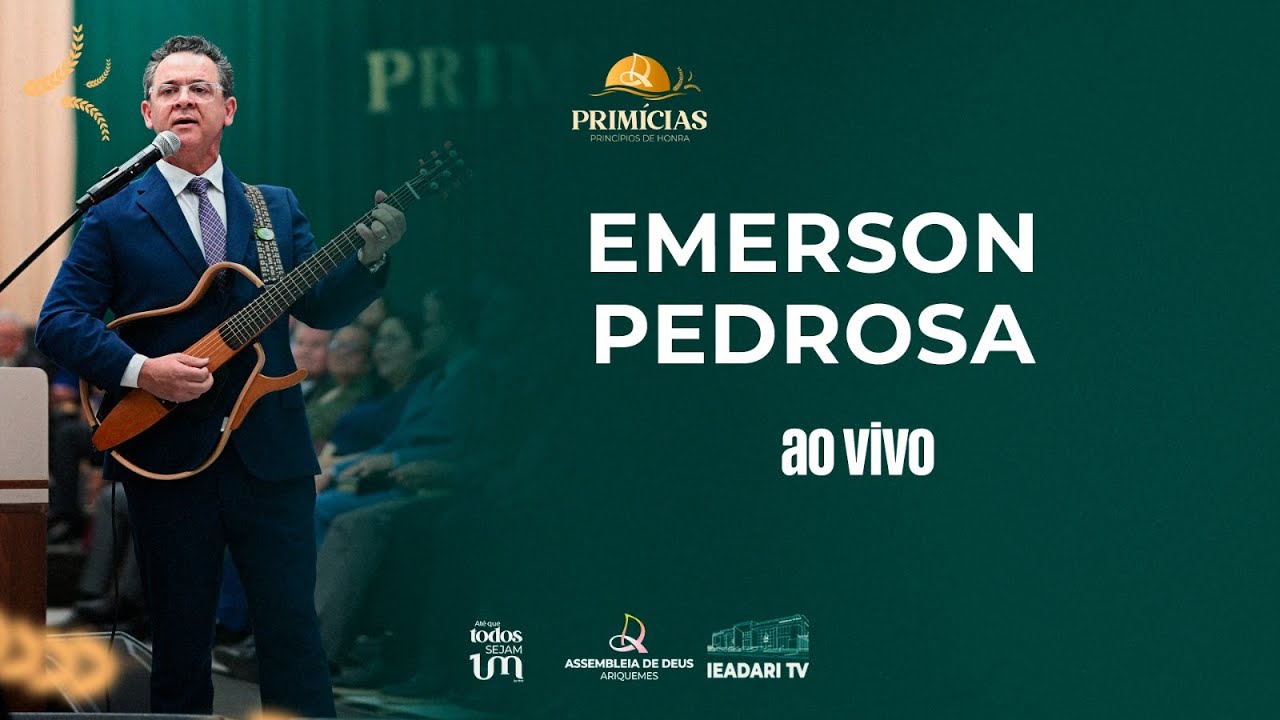 EMERSON PEDROSA AO VIVO NO PRÍMICIAS 2026 - IEADARI TV
