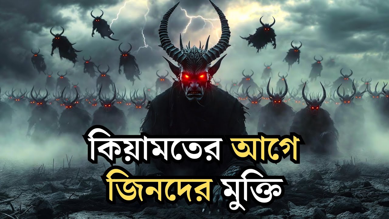 কিয়ামতের আগে জিনদের মুক্তি | শেষ সময়ের অদৃশ্য যুদ্ধ: জিন, শয়তান ও দাজ্জাল |