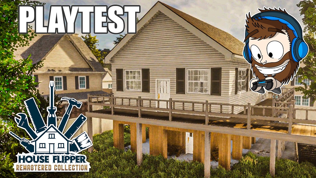 House Flipper: Remastered Collection: Full Playtest - No Commentary - Checking Out The New Jobs!